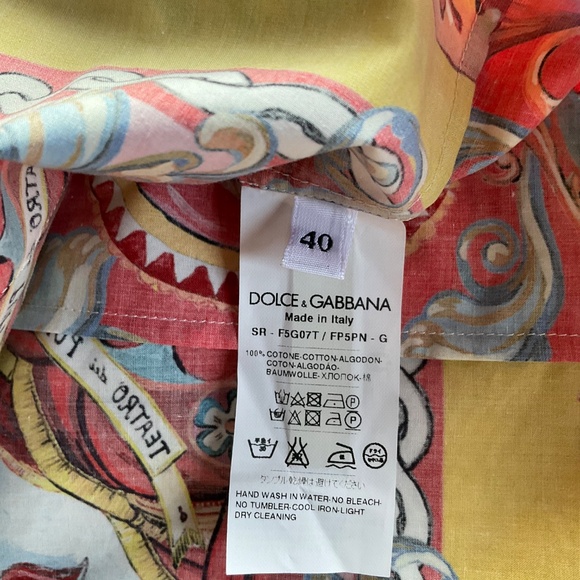 Dolce & Gabbana Carretto siciliano shirt - Picture 8 of 8